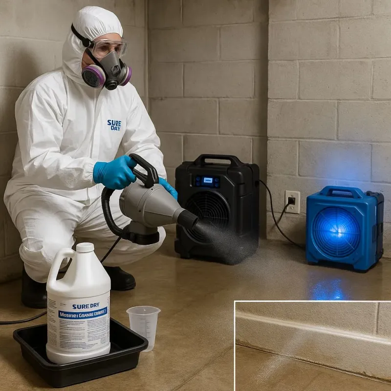 Sanitization and Odor Removal process in Fredonia, WI