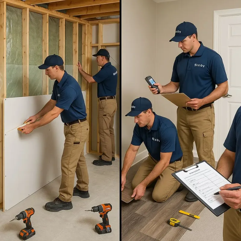 Repairs and Reconstruction process in Fredonia, WI